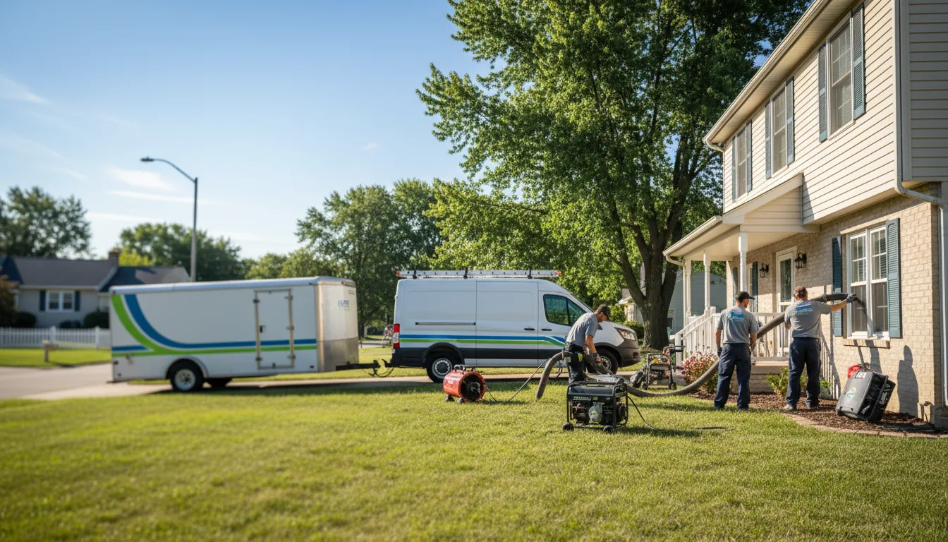 Flooded Basement Restoration And Cleanup With Repair in Loveland, OH near me